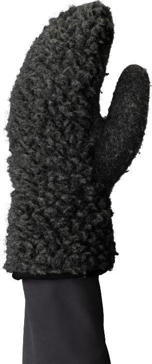 /29 Wool Pile Liner Mittens - caviar 1