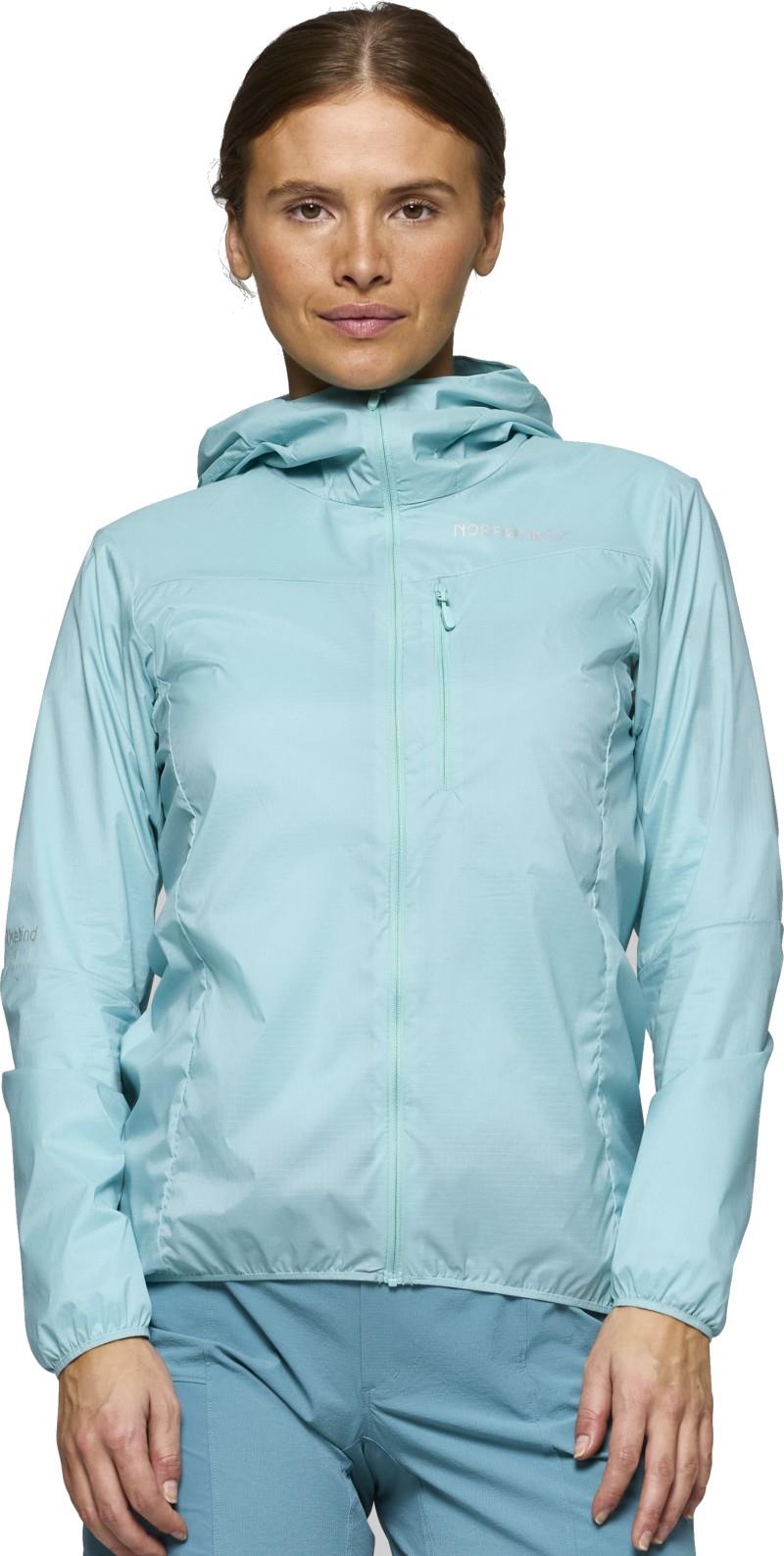 Falketind Aero60 Zip Hood - Womens - aqua haze 1