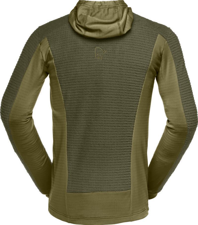 Falketind Alpha120 Zip Hood - Mens - Olive Night / Olive Drab 2