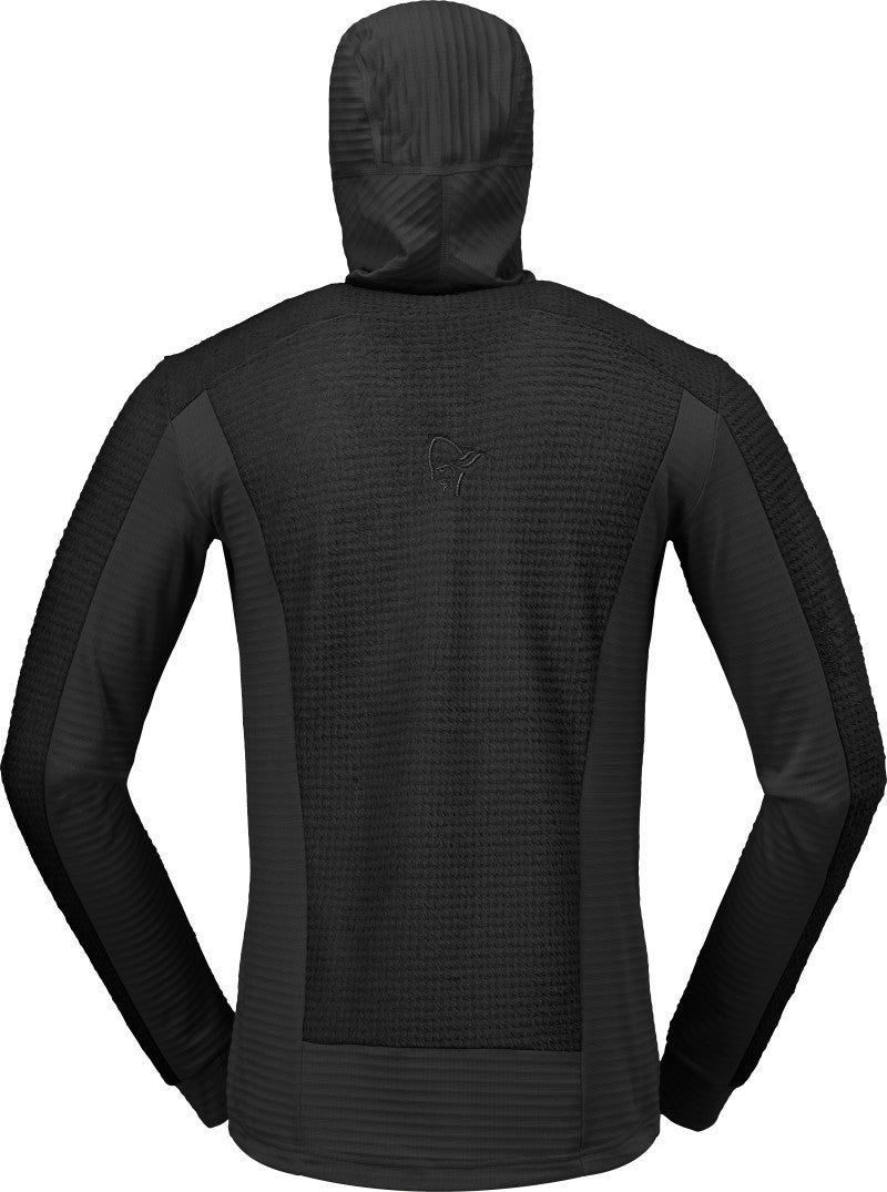Falketind Alpha120 Zip Hood - Mens - caviar 1