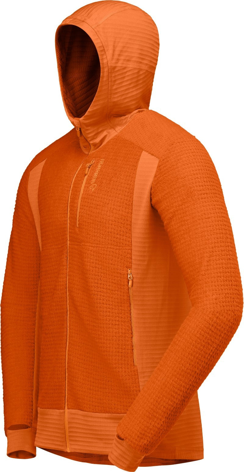Falketind Alpha120 Zip Hood - Mens - gold flame 1
