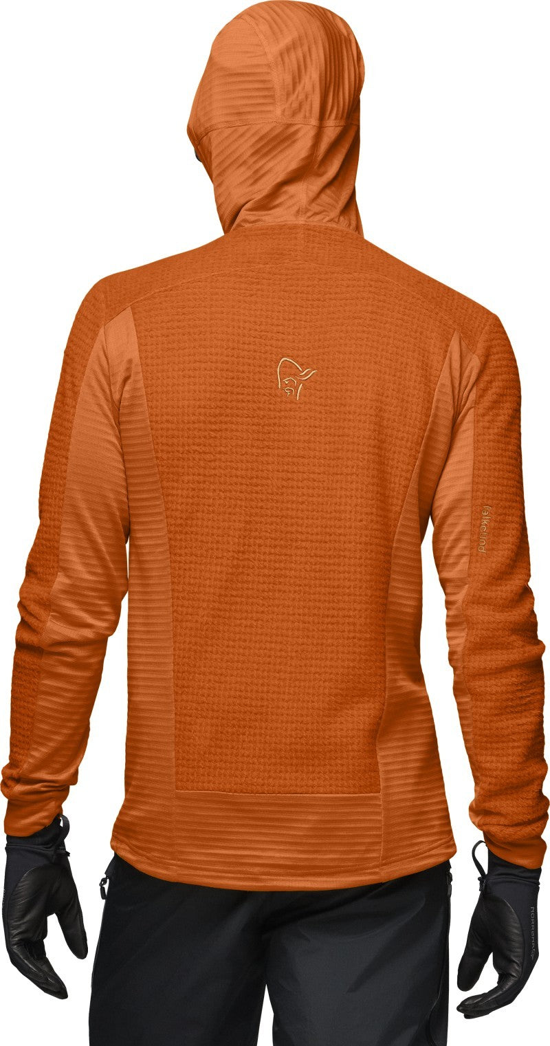 Falketind Alpha120 Zip Hood - Mens - gold flame 1
