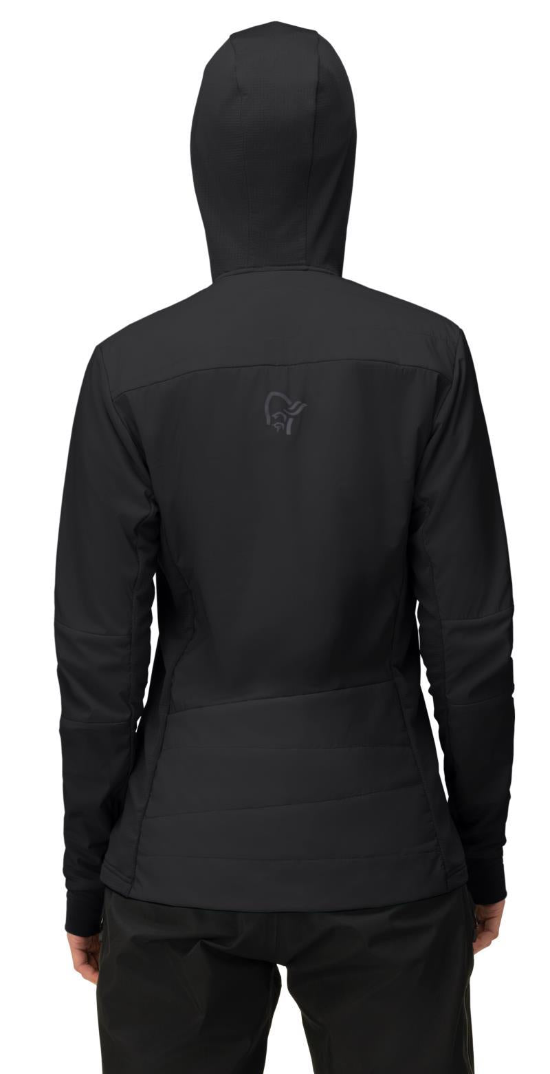 Falketind Alpha90 Insulated Zip Hood - Womens - caviar 1