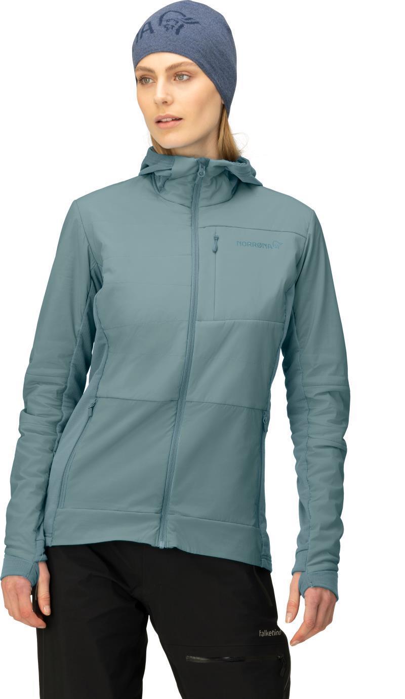 Falketind Alpha90 Insulated Zip Hood - Womens - trooper 1