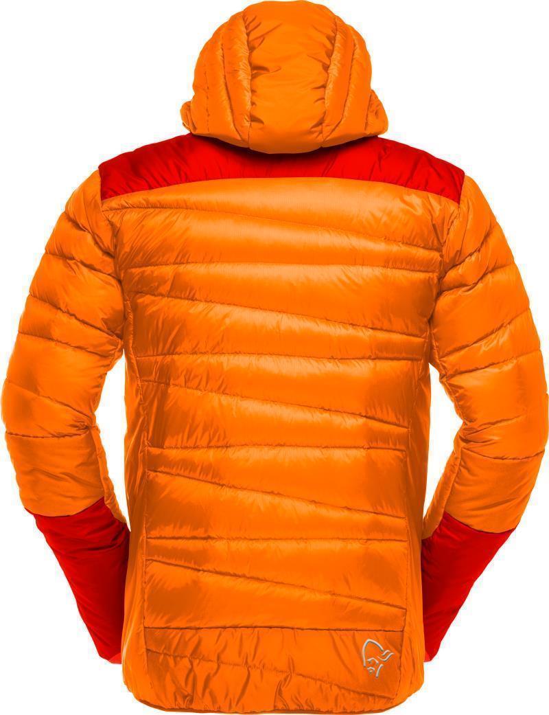 Falketind Down750 Hood - Mens - Orange Popsicle / Arednalin 2