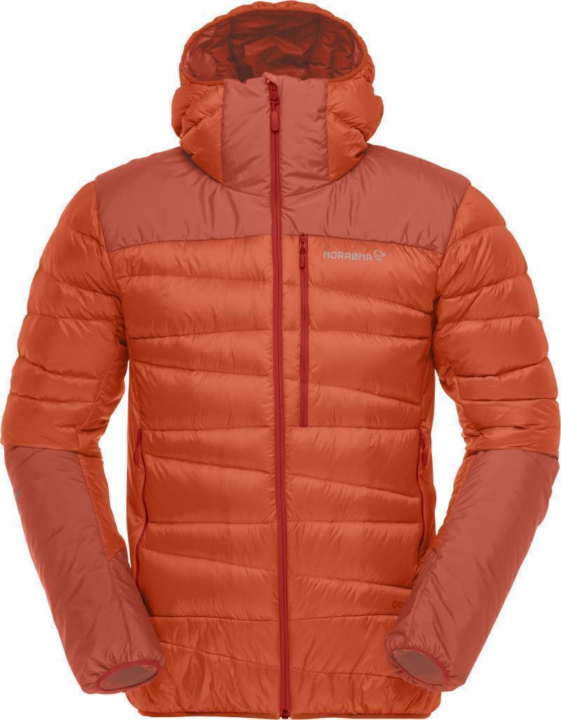 Falketind Down750 Hood - Mens - Pureed Pumpkin / Rooibos Tea 1