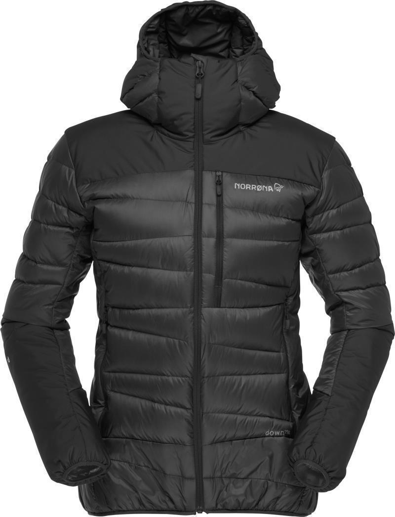 Falketind Down750 Hood - Womens - Caviar 1