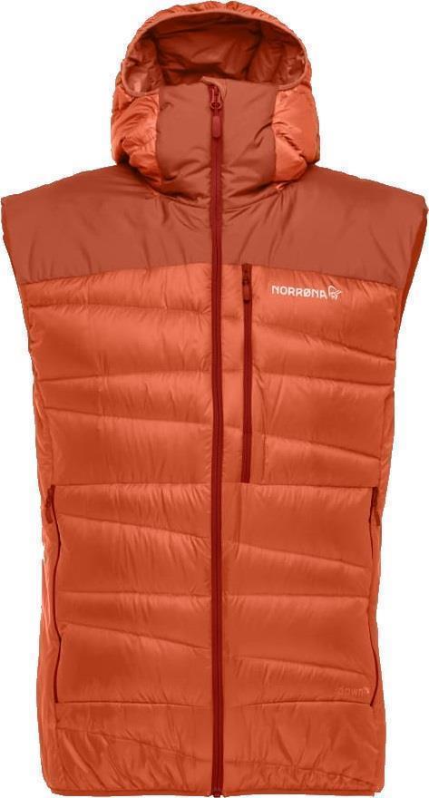 Falketind Down750 Vest - Mens - pureed pumpkin / rooibos tea 1