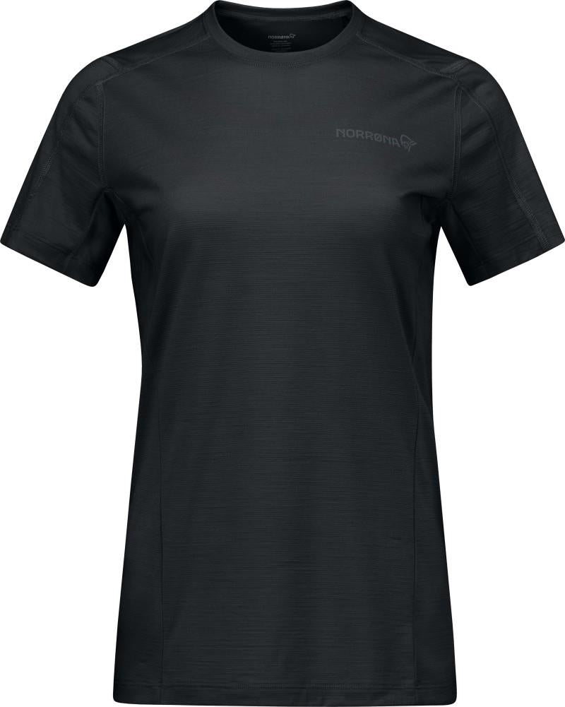Falketind EqualiserUll T-Shirt - Womens - caviar black 1