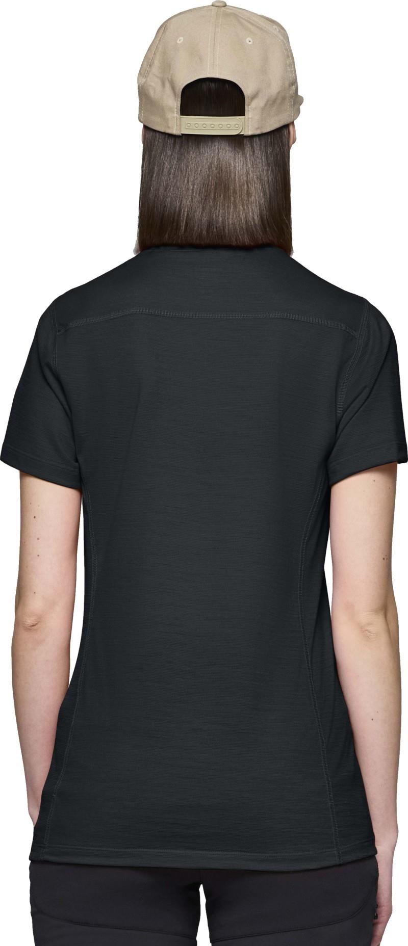 Falketind EqualiserUll T-Shirt - Womens - caviar black 1