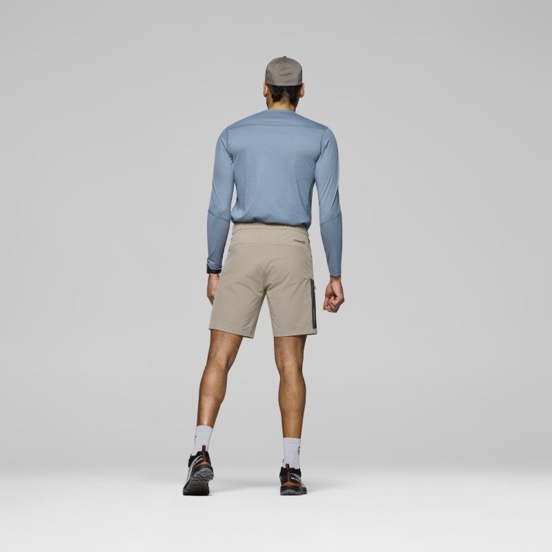 Falketind Flex1 Light Shorts - Mens - winter twig / caviar black 1