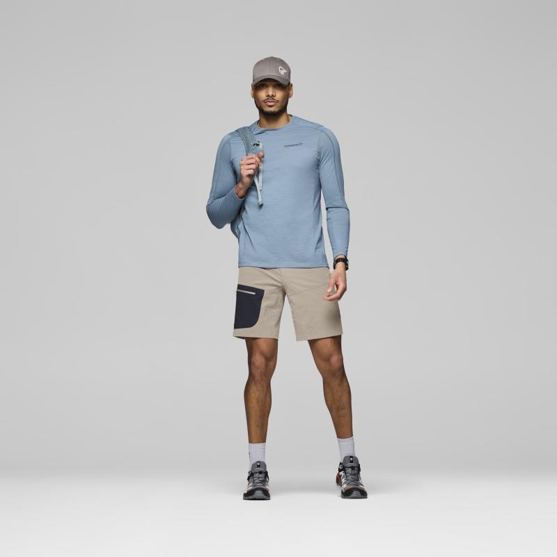 Falketind Flex1 Light Shorts - Mens - winter twig / caviar black 1