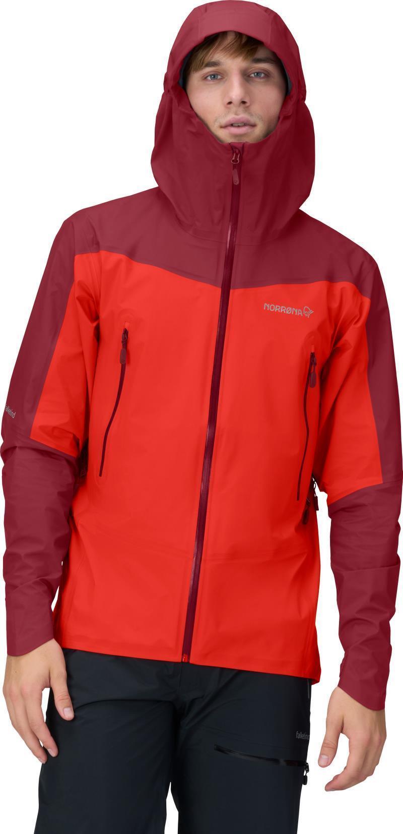 Falketind GTX Jacket - Mens - Arednalin / Rhubarb 3