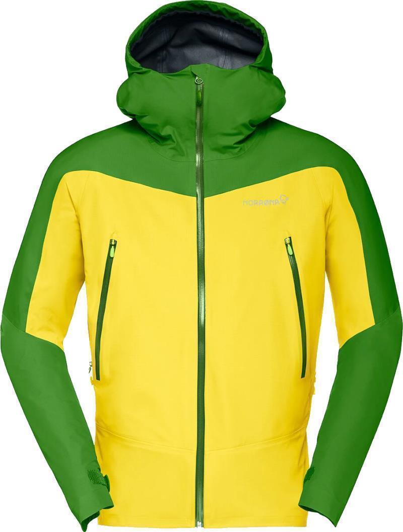 Falketind GTX Jacket - Mens - Lemon Chrome / Treetop 1