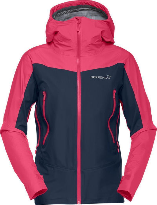 Falketind GTX Jacket - Womens - Honeysuckle / Indigo Night 1