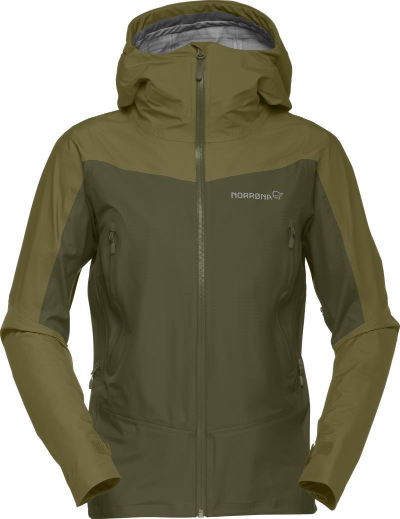 Falketind GTX Jacket - Womens - Olive Drab / Olive Night 1