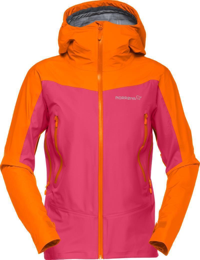 Falketind GTX Jacket - Womens - Orange Popsicle / Honeysuckle 1