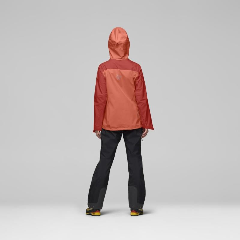 Falketind GTX Jacket - Womens - deep sea coral / baked apple 1