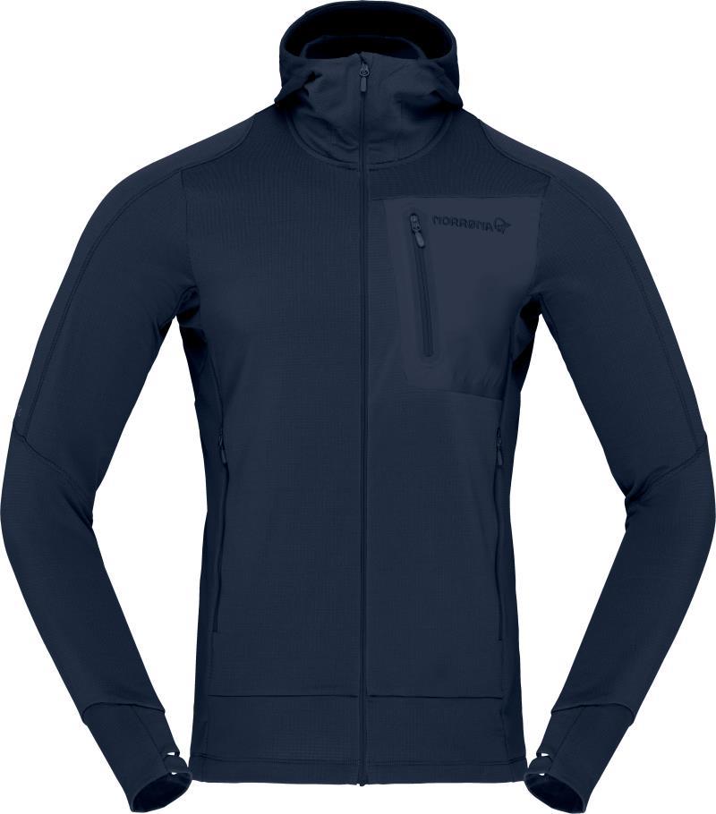 Falketind Power Grid Hood - Mens - Indigo Night 1