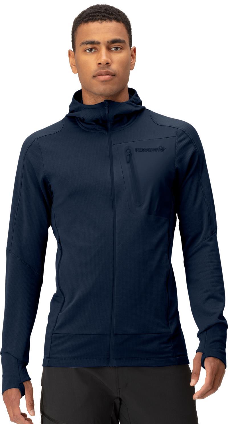 Falketind Power Grid Hood - Mens - Indigo Night 3