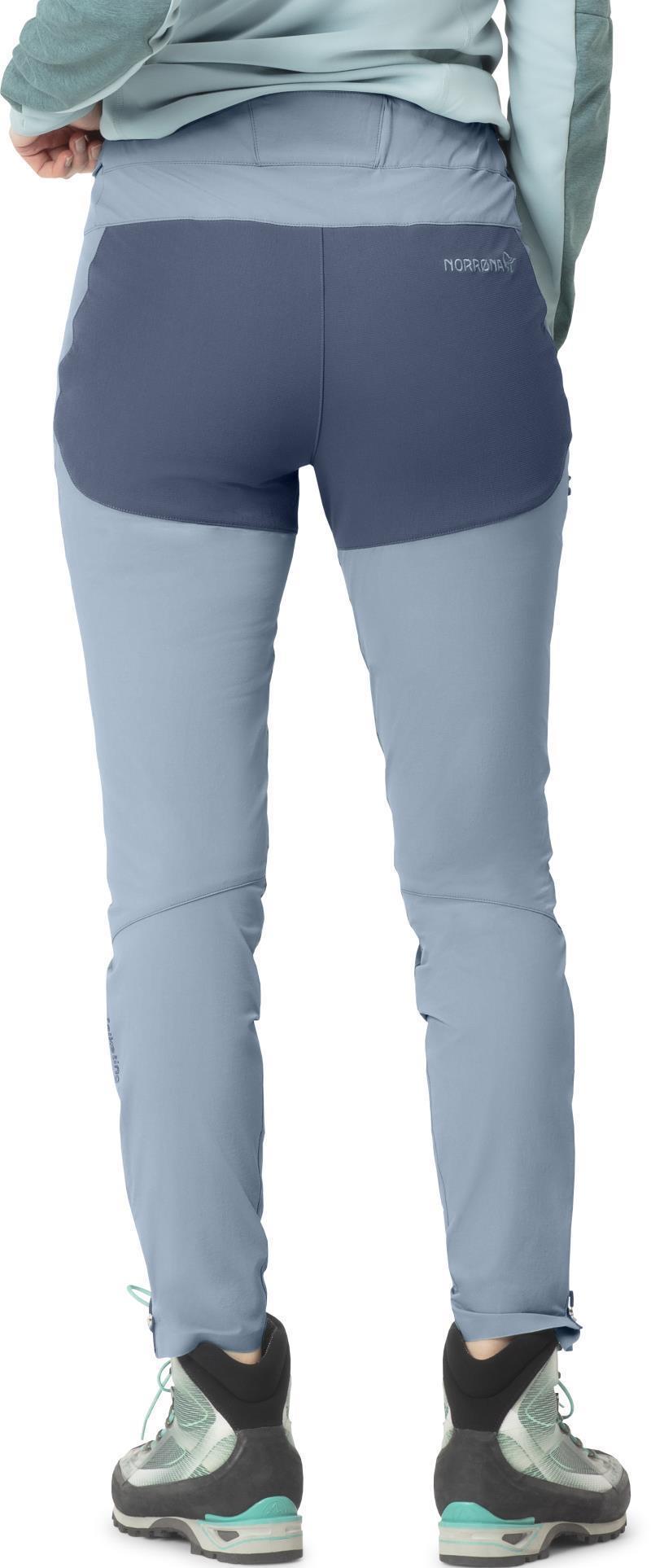 Falketind Rugged Slim Pants - Womens - Blue Fog 2