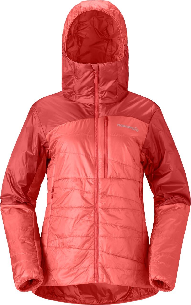 Falketind Thermo40 Zip Hood - Womens - deep sea coral / baked apple 1