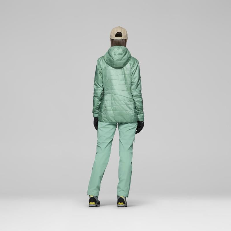 Falketind Thermo40 Zip Hood - Womens - malachite green 1