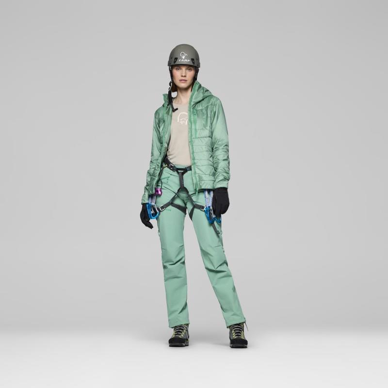 Falketind Thermo40 Zip Hood - Womens - malachite green 1