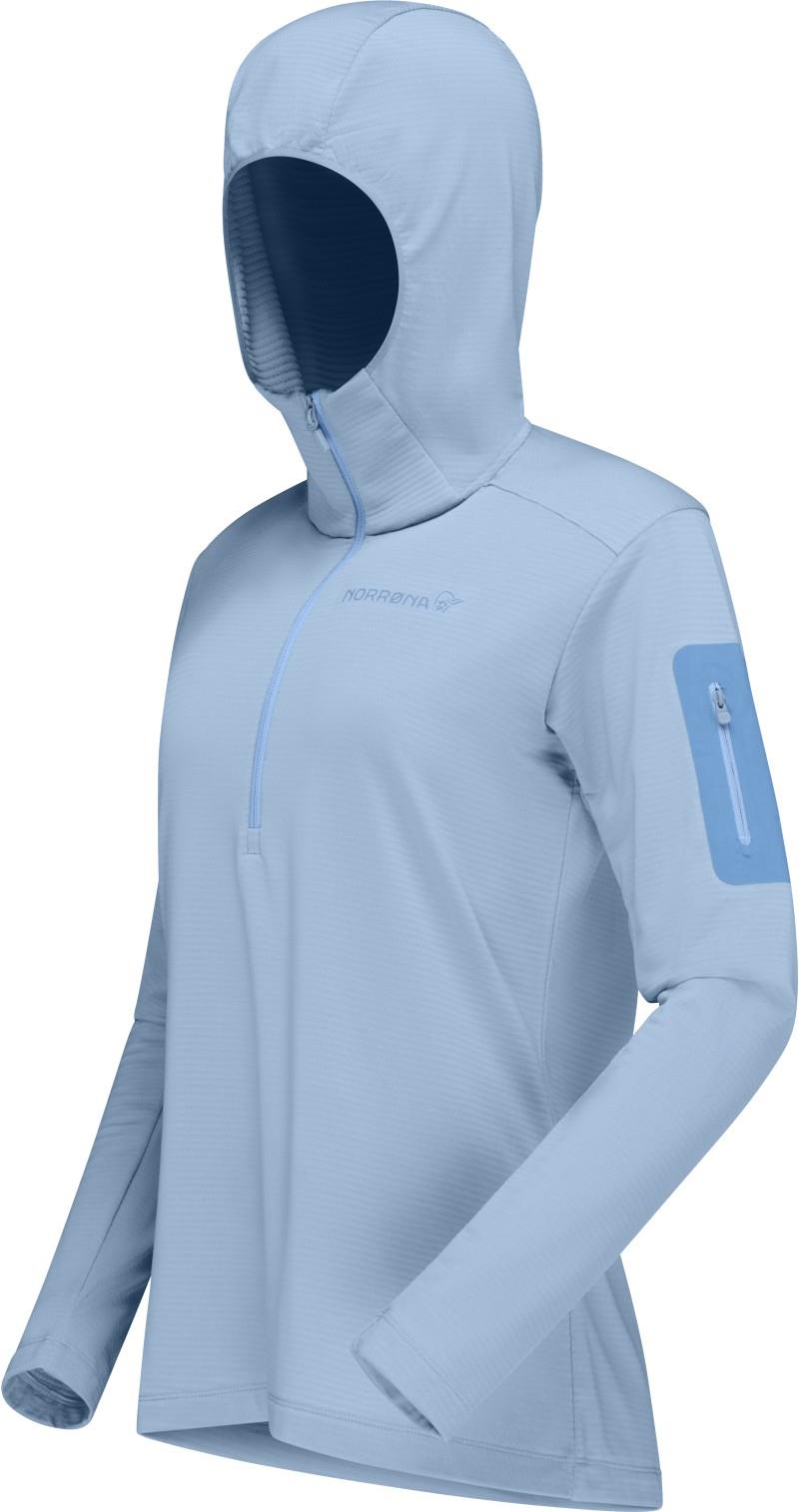 Falketind Warm1 Hood - Womens - cashmere blue / allure 1