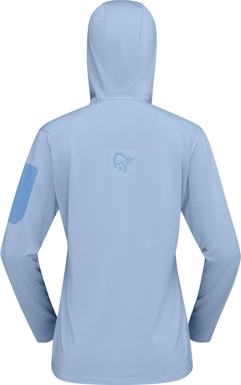 Falketind Warm1 Hood - Womens - cashmere blue / allure 1
