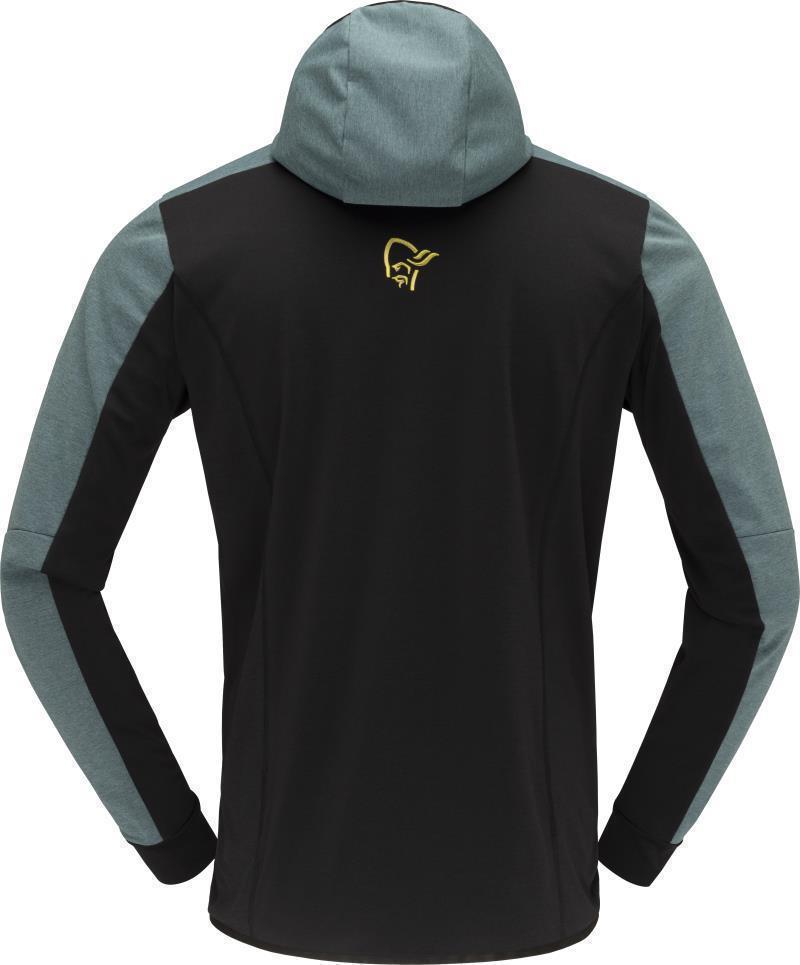 Falketind Warm2 Octa Hood - Mens - North Atlantic / Caviar 2