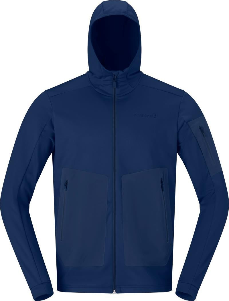 Falketind Warm2 Stretch Hood - Mens - indigo night 1