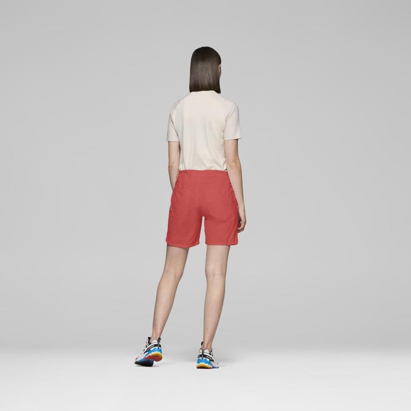Femund Cotton Shorts - Womens - paprika 1