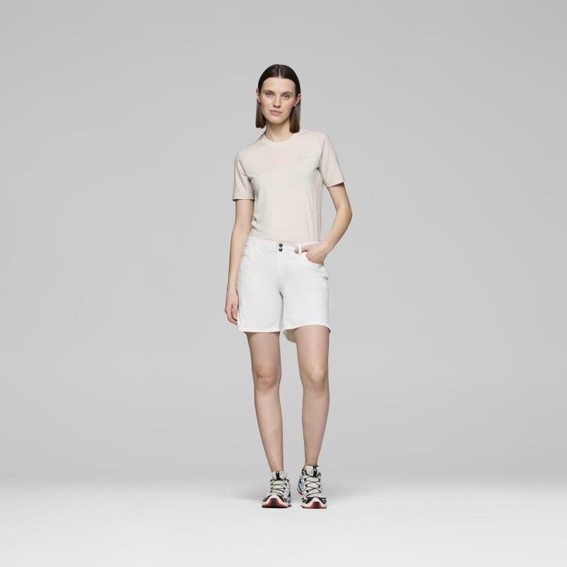 Femund Cotton Shorts - Womens - snow white 1