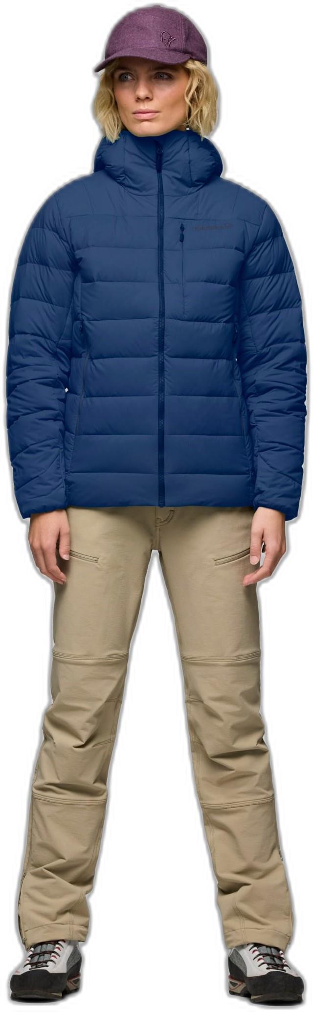 Femund Down700 Zip Hood - Womens - indigo night 1