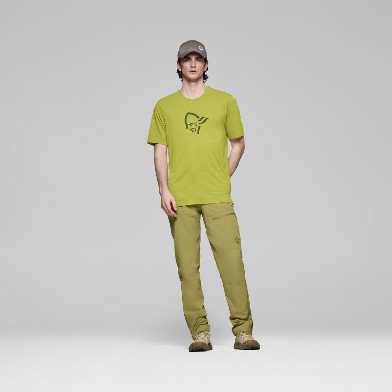 Femund Equaliser Merino T-Shirt - Mens - golden lime 1