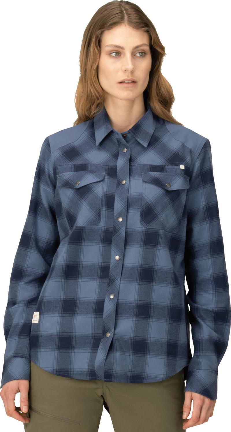 Femund Flannel Shirt - Womens - Navy Blazer 3
