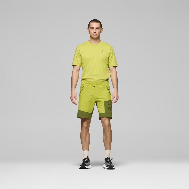 Femund Flex1 Light Shorts - Mens - golden lime / pesto 1