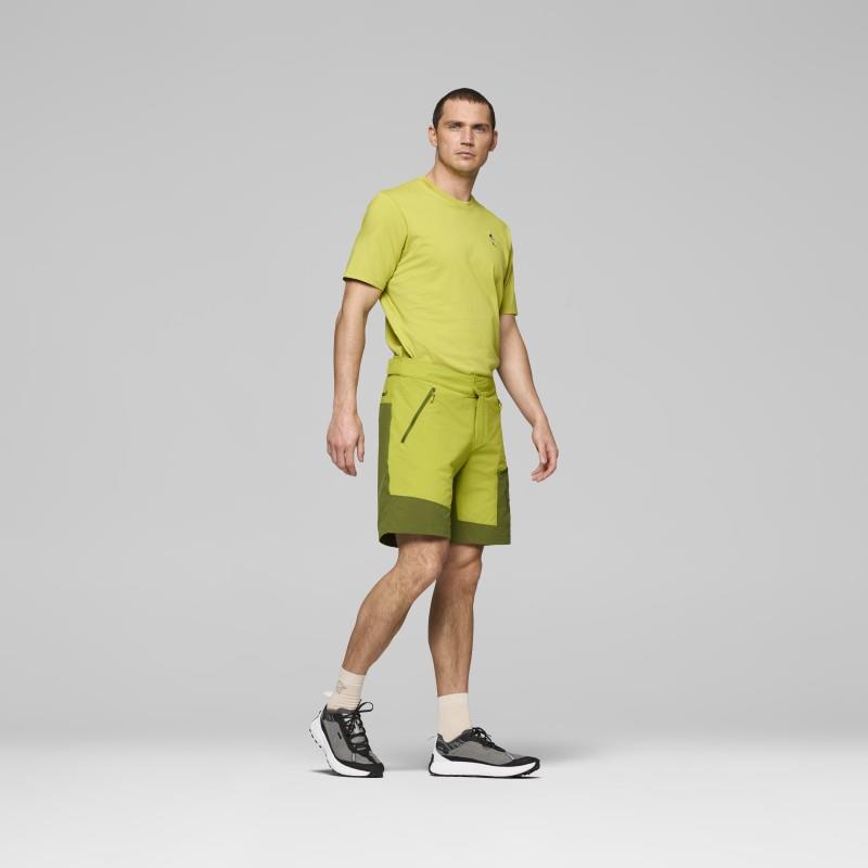 Femund Flex1 Light Shorts - Mens - golden lime / pesto 1