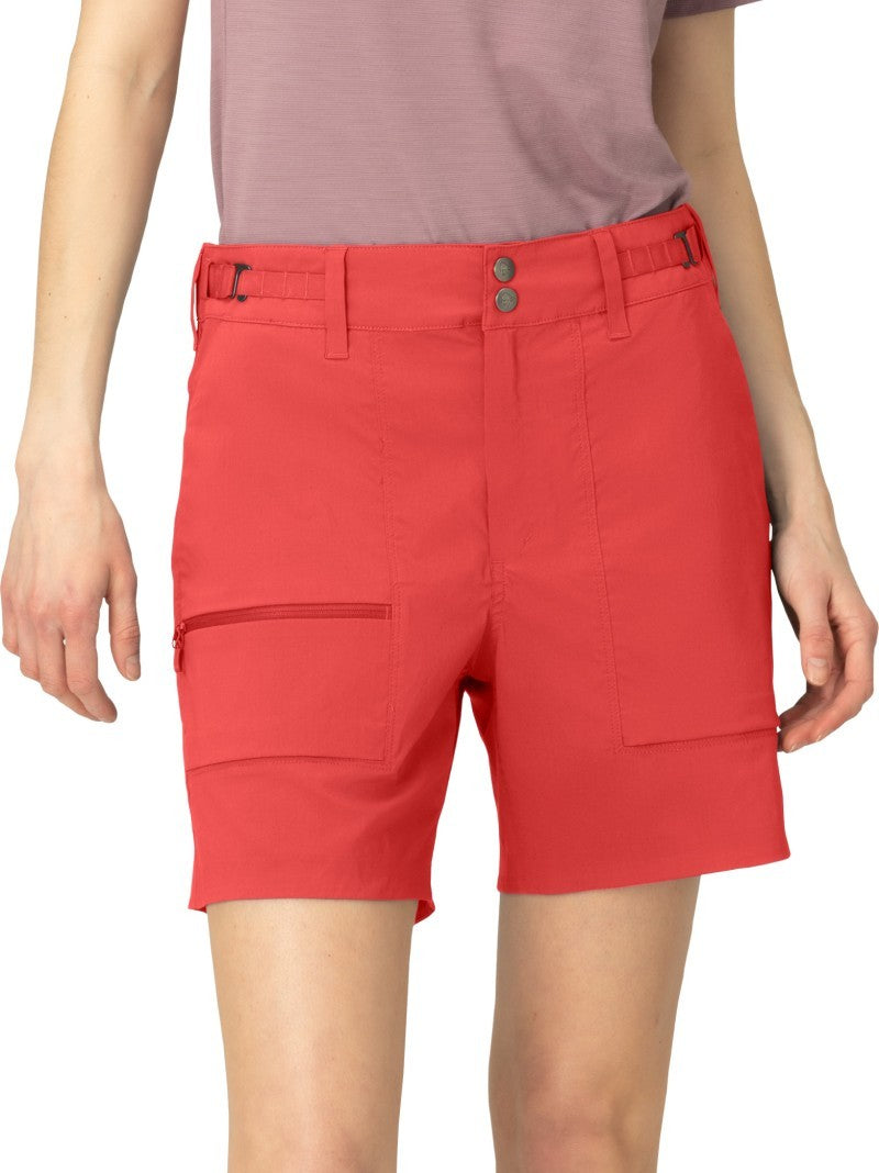 Femund Light Cotton Shorts - Womens - paprika 1