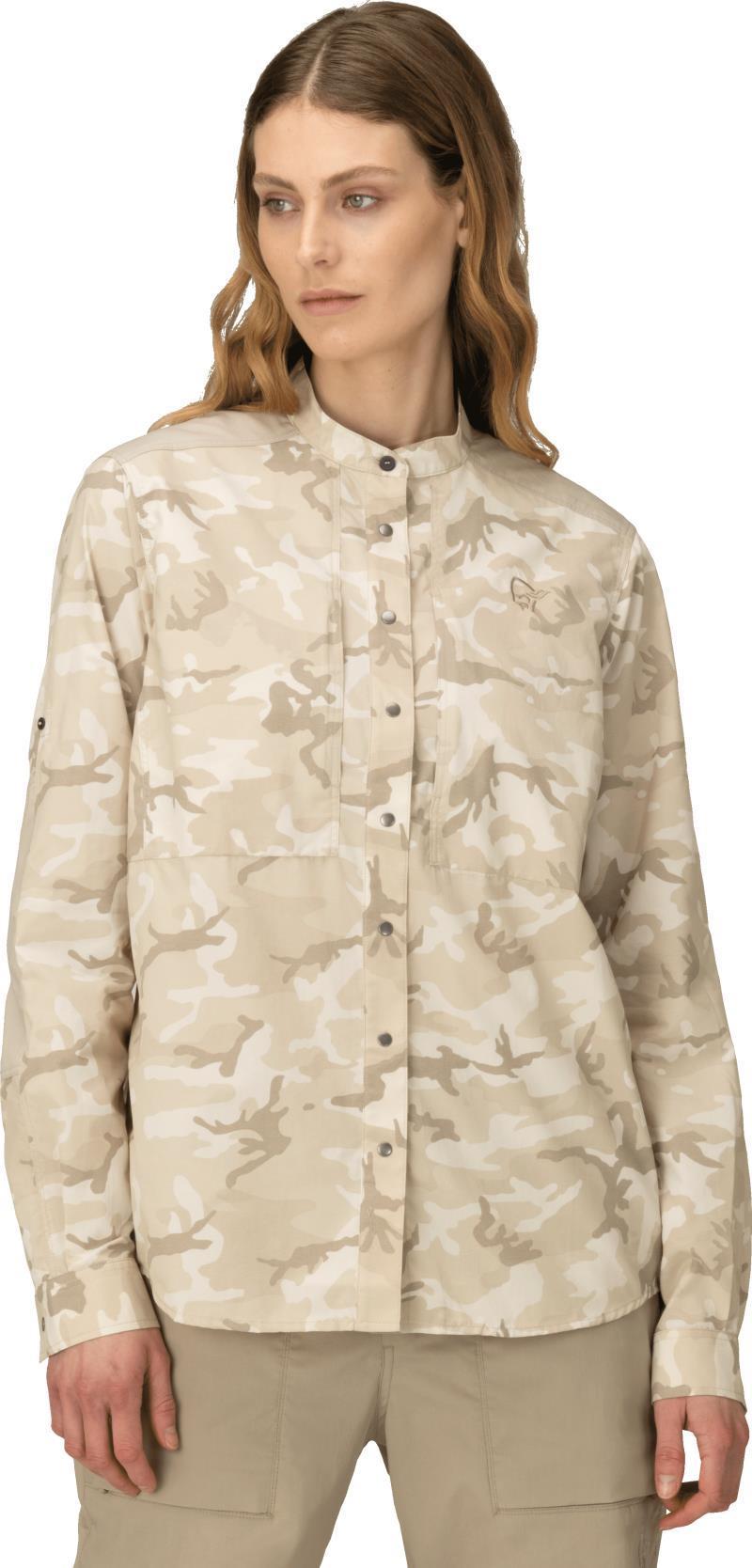 Femund Light Shirt - Womens - Beige Camo 3
