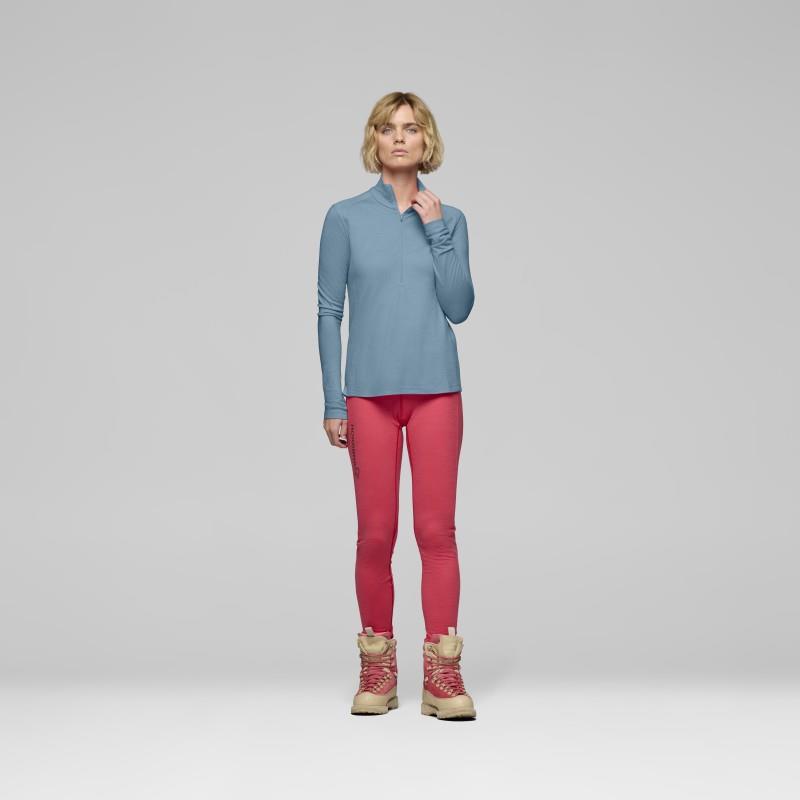 Femund PureUll Zip Neck - Womens - trooper 1