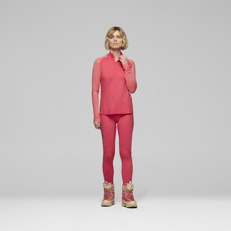 Femund PureUll Zip Neck - Womens - watermelon 1