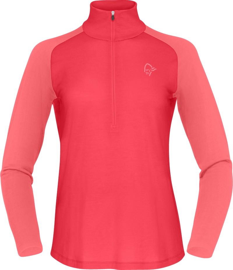 Femund PureUll Zip Neck - Womens - watermelon 1