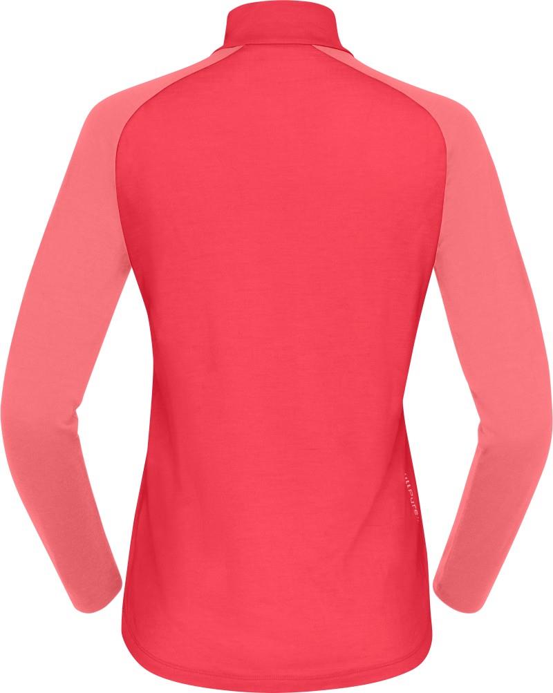 Femund PureUll Zip Neck - Womens - watermelon 1