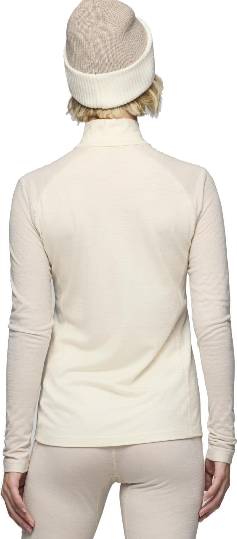 Femund PureUll Zip Neck - Womens - whisper white 1