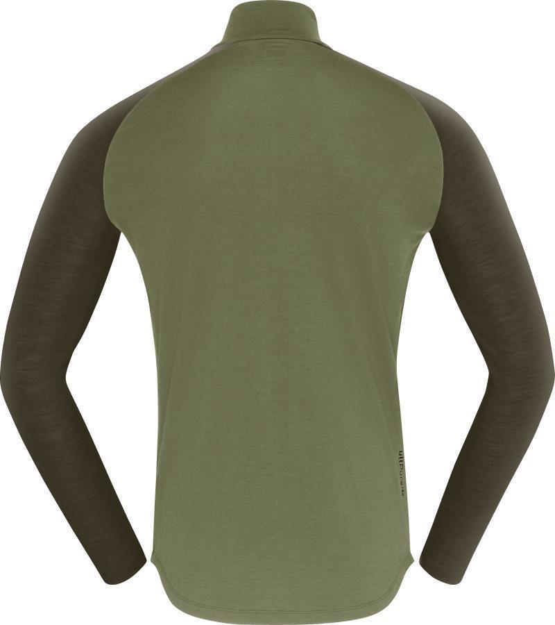 Femund Pureull Zip Neck - Mens - Loden Green 2