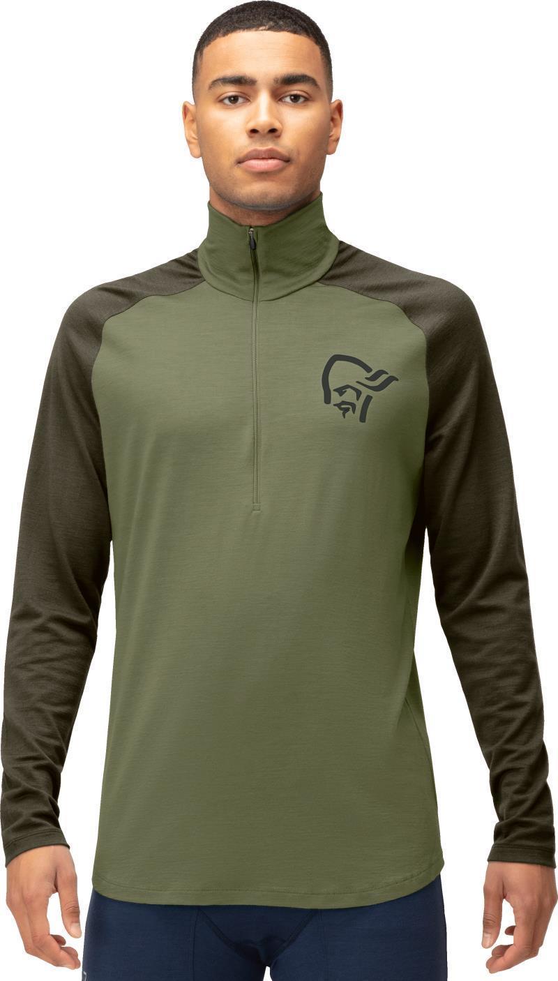 Femund Pureull Zip Neck - Mens - Loden Green 4