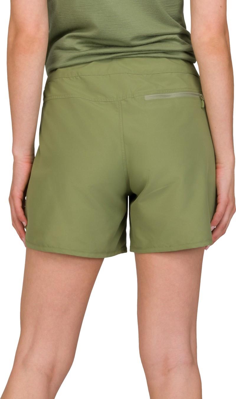 Femund Silent Grid Shorts - Womens - loden green 1