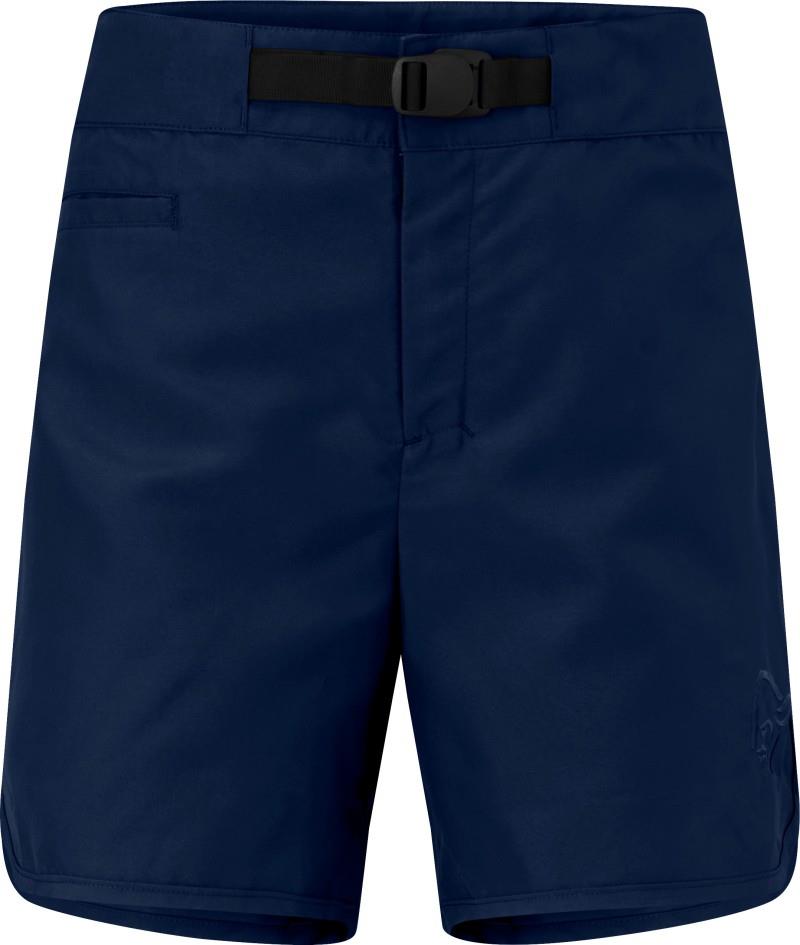 Femund Silent Grid Shorts - Womens - navy blazer 1